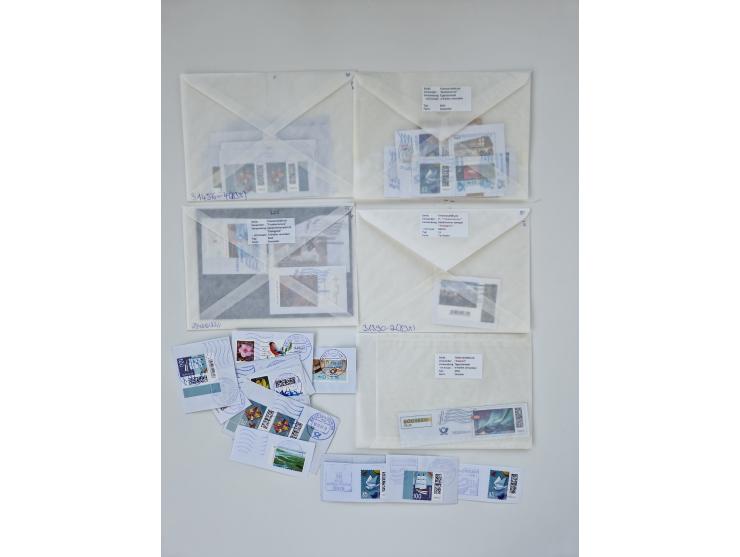 1951/2023, reichhaltiger postfrischer/ungebrauchter und gestempelter Sammlungsbestand mit Viererblocks, Bogenecken, Oberrands
