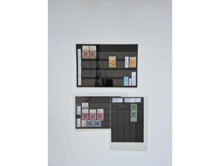 1951/2023, reichhaltiger postfrischer/ungebrauchter und gestempelter Sammlungsbestand mit Viererblocks, Bogenecken, Oberrands