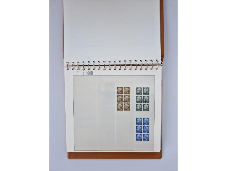 1951/2023, reichhaltiger postfrischer/ungebrauchter und gestempelter Sammlungsbestand mit Viererblocks, Bogenecken, Oberrands