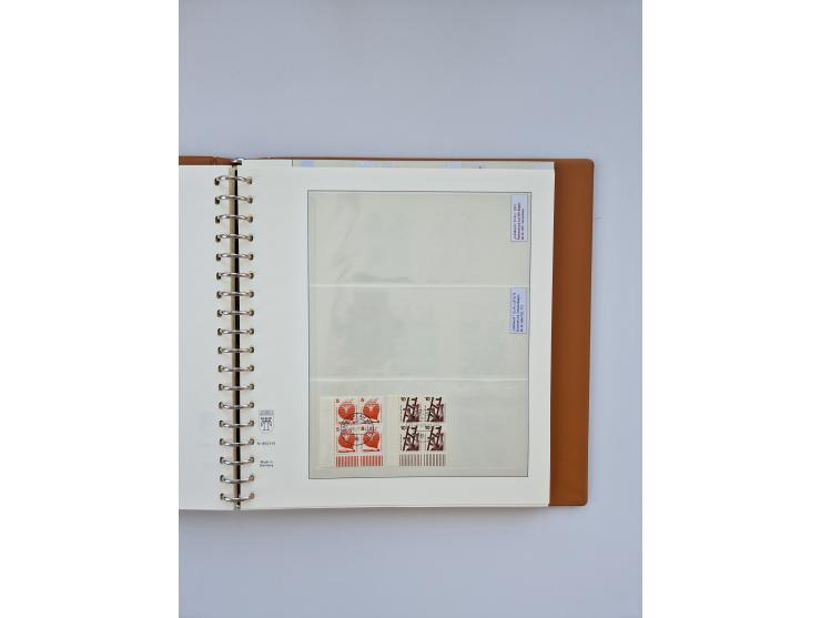 1951/2023, reichhaltiger postfrischer/ungebrauchter und gestempelter Sammlungsbestand mit Viererblocks, Bogenecken, Oberrands