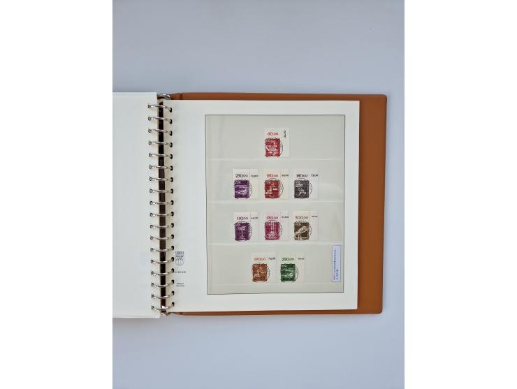 1951/2023, reichhaltiger postfrischer/ungebrauchter und gestempelter Sammlungsbestand mit Viererblocks, Bogenecken, Oberrands