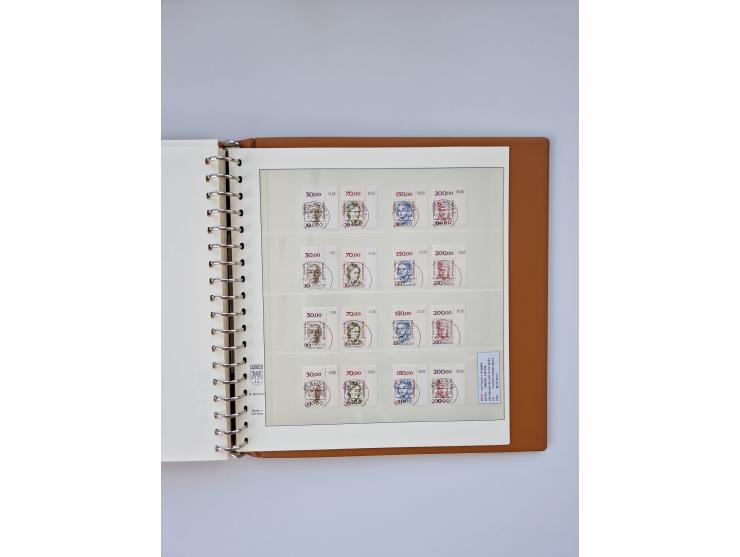 1951/2023, reichhaltiger postfrischer/ungebrauchter und gestempelter Sammlungsbestand mit Viererblocks, Bogenecken, Oberrands