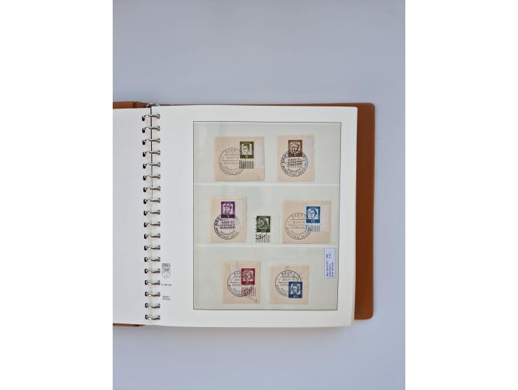 1951/2023, reichhaltiger postfrischer/ungebrauchter und gestempelter Sammlungsbestand mit Viererblocks, Bogenecken, Oberrands
