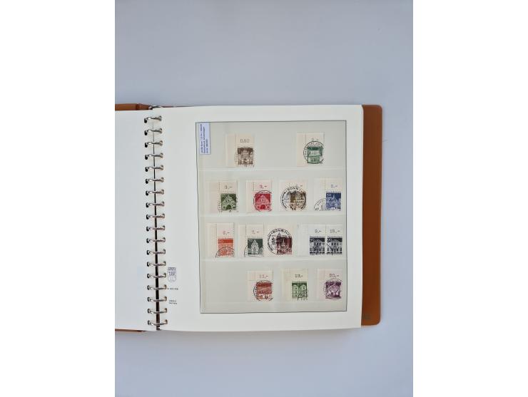 1951/2023, reichhaltiger postfrischer/ungebrauchter und gestempelter Sammlungsbestand mit Viererblocks, Bogenecken, Oberrands