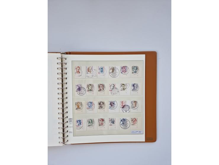 1951/2023, reichhaltiger postfrischer/ungebrauchter und gestempelter Sammlungsbestand mit Viererblocks, Bogenecken, Oberrands