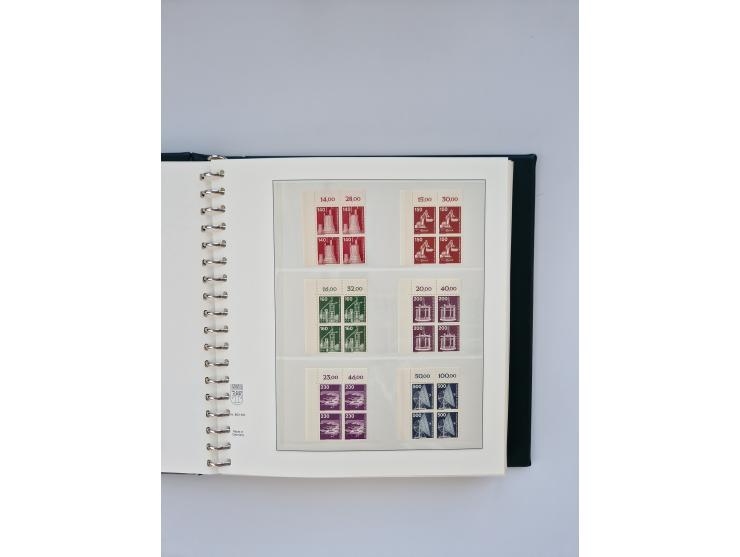 1951/2023, reichhaltiger postfrischer/ungebrauchter und gestempelter Sammlungsbestand mit Viererblocks, Bogenecken, Oberrands