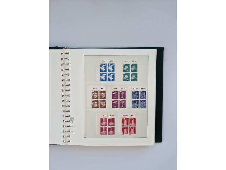 1951/2023, reichhaltiger postfrischer/ungebrauchter und gestempelter Sammlungsbestand mit Viererblocks, Bogenecken, Oberrands