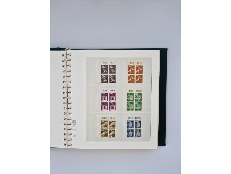 1951/2023, reichhaltiger postfrischer/ungebrauchter und gestempelter Sammlungsbestand mit Viererblocks, Bogenecken, Oberrands