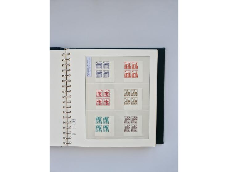 1951/2023, reichhaltiger postfrischer/ungebrauchter und gestempelter Sammlungsbestand mit Viererblocks, Bogenecken, Oberrands