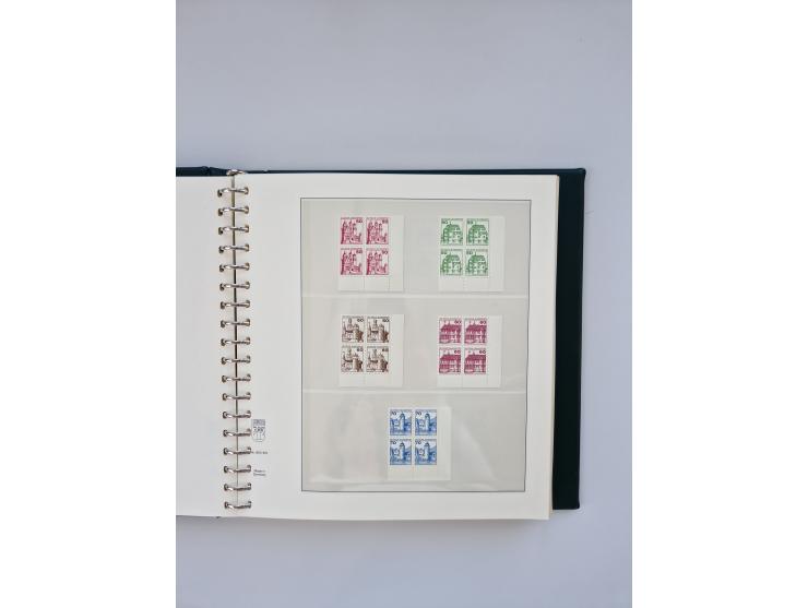 1951/2023, reichhaltiger postfrischer/ungebrauchter und gestempelter Sammlungsbestand mit Viererblocks, Bogenecken, Oberrands