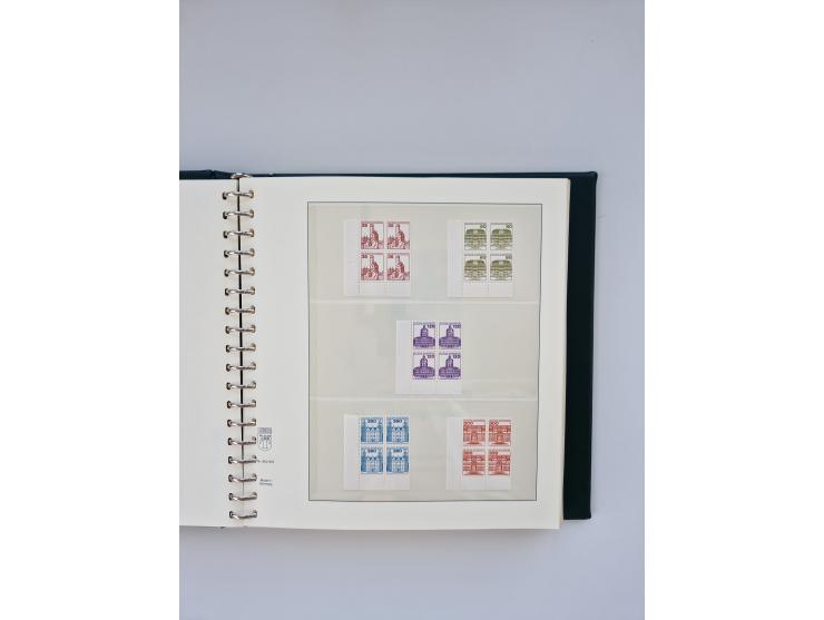1951/2023, reichhaltiger postfrischer/ungebrauchter und gestempelter Sammlungsbestand mit Viererblocks, Bogenecken, Oberrands