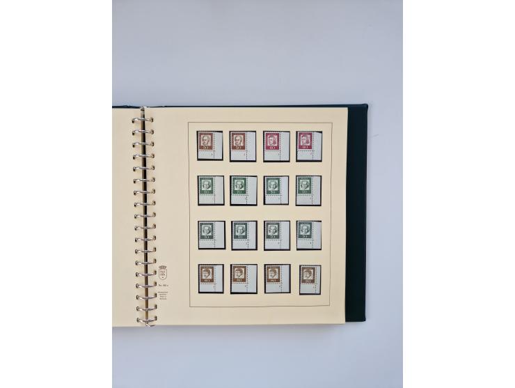1951/2023, reichhaltiger postfrischer/ungebrauchter und gestempelter Sammlungsbestand mit Viererblocks, Bogenecken, Oberrands