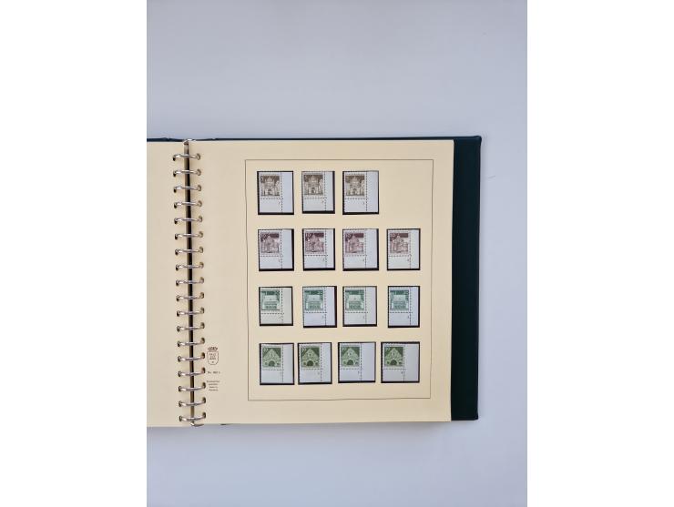 1951/2023, reichhaltiger postfrischer/ungebrauchter und gestempelter Sammlungsbestand mit Viererblocks, Bogenecken, Oberrands