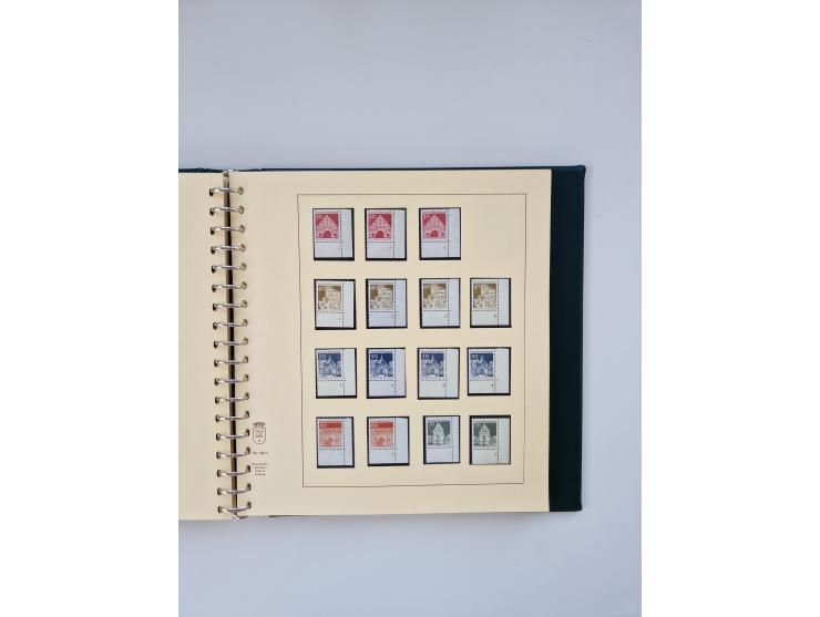 1951/2023, reichhaltiger postfrischer/ungebrauchter und gestempelter Sammlungsbestand mit Viererblocks, Bogenecken, Oberrands