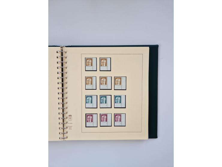 1951/2023, reichhaltiger postfrischer/ungebrauchter und gestempelter Sammlungsbestand mit Viererblocks, Bogenecken, Oberrands