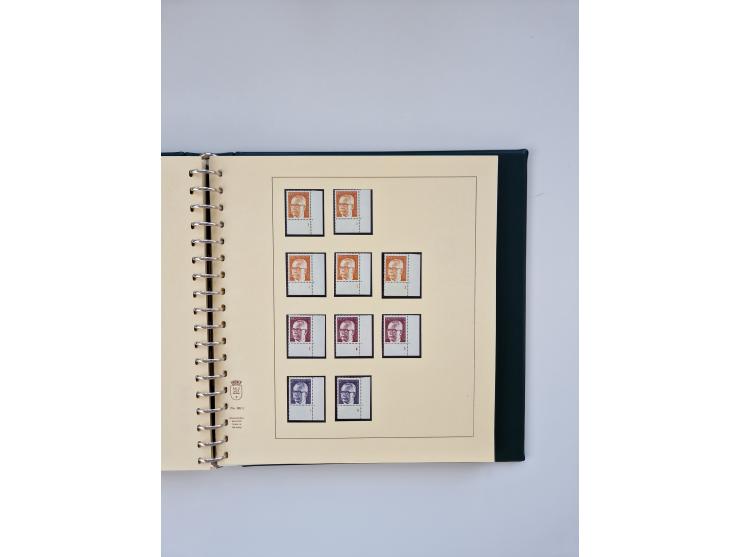 1951/2023, reichhaltiger postfrischer/ungebrauchter und gestempelter Sammlungsbestand mit Viererblocks, Bogenecken, Oberrands