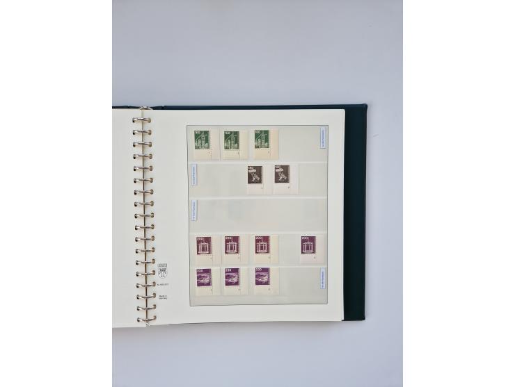 1951/2023, reichhaltiger postfrischer/ungebrauchter und gestempelter Sammlungsbestand mit Viererblocks, Bogenecken, Oberrands