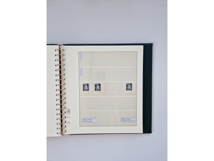 1951/2023, reichhaltiger postfrischer/ungebrauchter und gestempelter Sammlungsbestand mit Viererblocks, Bogenecken, Oberrands