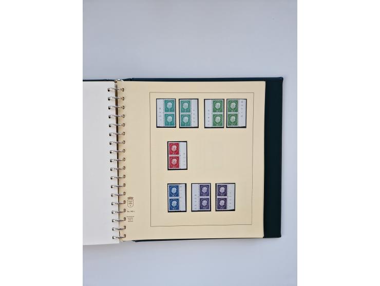 1951/2023, reichhaltiger postfrischer/ungebrauchter und gestempelter Sammlungsbestand mit Viererblocks, Bogenecken, Oberrands