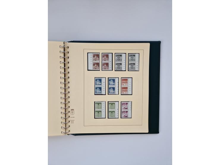 1951/2023, reichhaltiger postfrischer/ungebrauchter und gestempelter Sammlungsbestand mit Viererblocks, Bogenecken, Oberrands