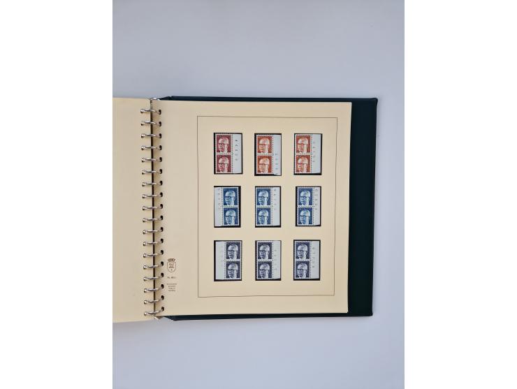 1951/2023, reichhaltiger postfrischer/ungebrauchter und gestempelter Sammlungsbestand mit Viererblocks, Bogenecken, Oberrands