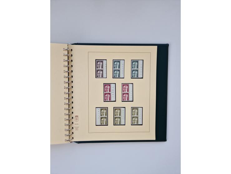 1951/2023, reichhaltiger postfrischer/ungebrauchter und gestempelter Sammlungsbestand mit Viererblocks, Bogenecken, Oberrands