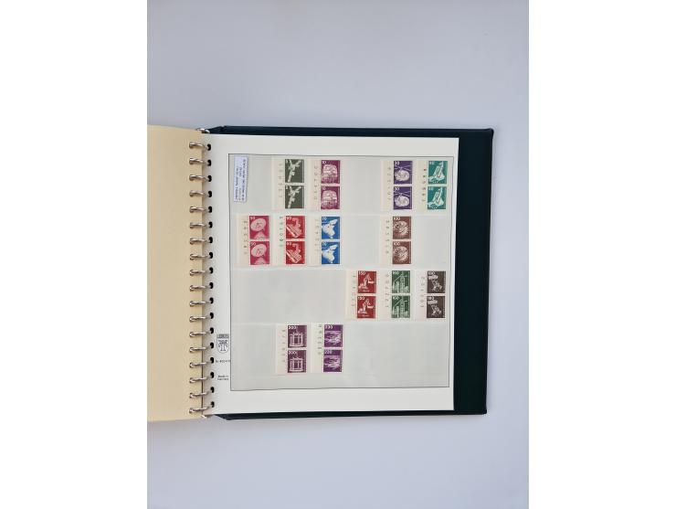 1951/2023, reichhaltiger postfrischer/ungebrauchter und gestempelter Sammlungsbestand mit Viererblocks, Bogenecken, Oberrands