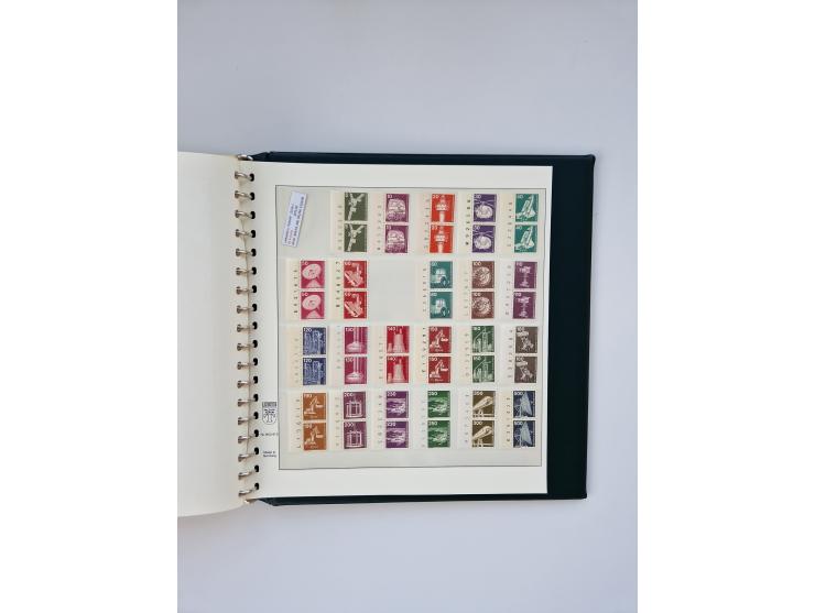 1951/2023, reichhaltiger postfrischer/ungebrauchter und gestempelter Sammlungsbestand mit Viererblocks, Bogenecken, Oberrands