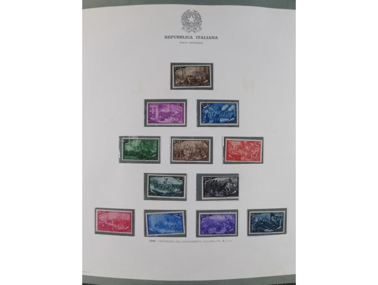 1945/1980, mostly mint never hinged collection with only a few unused, including Airmail and Express stamps, some better sets