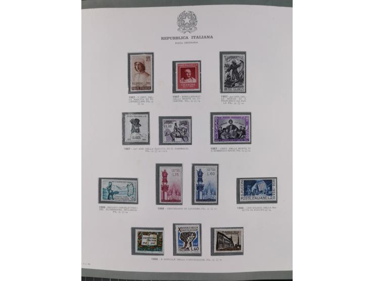 1945/1980, mostly mint never hinged collection with only a few unused, including Airmail and Express stamps, some better sets