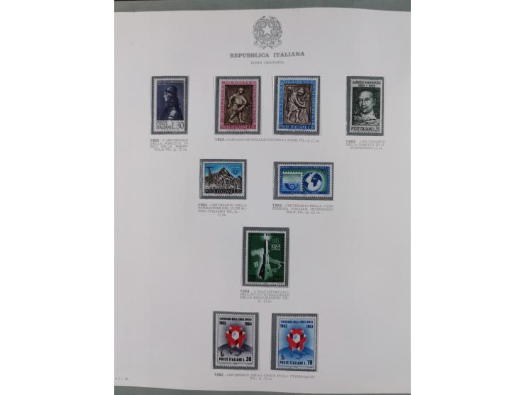 1945/1980, mostly mint never hinged collection with only a few unused, including Airmail and Express stamps, some better sets
