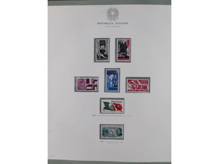 1945/1980, mostly mint never hinged collection with only a few unused, including Airmail and Express stamps, some better sets