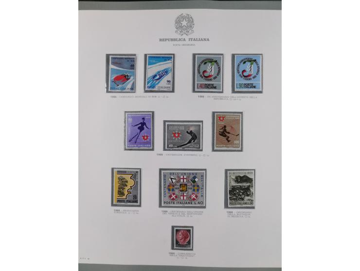 1945/1980, mostly mint never hinged collection with only a few unused, including Airmail and Express stamps, some better sets