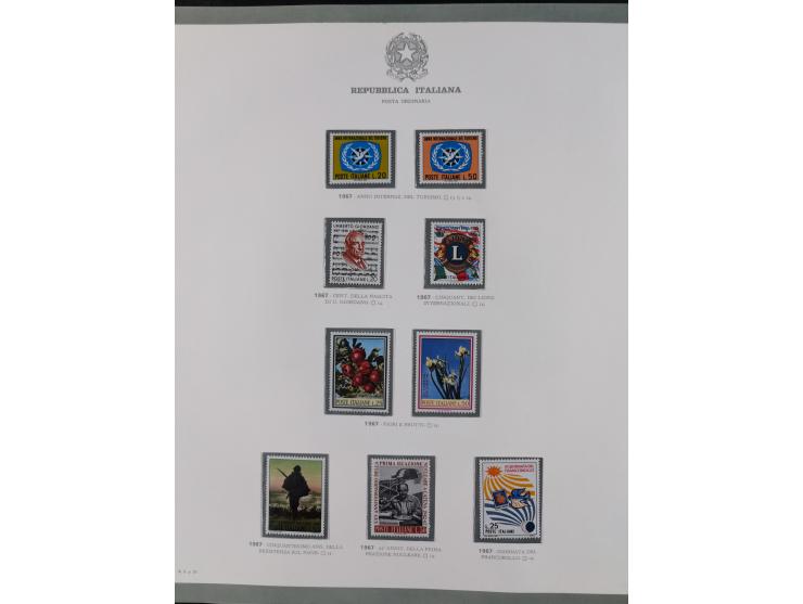 1945/1980, mostly mint never hinged collection with only a few unused, including Airmail and Express stamps, some better sets