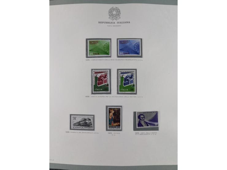 1945/1980, mostly mint never hinged collection with only a few unused, including Airmail and Express stamps, some better sets