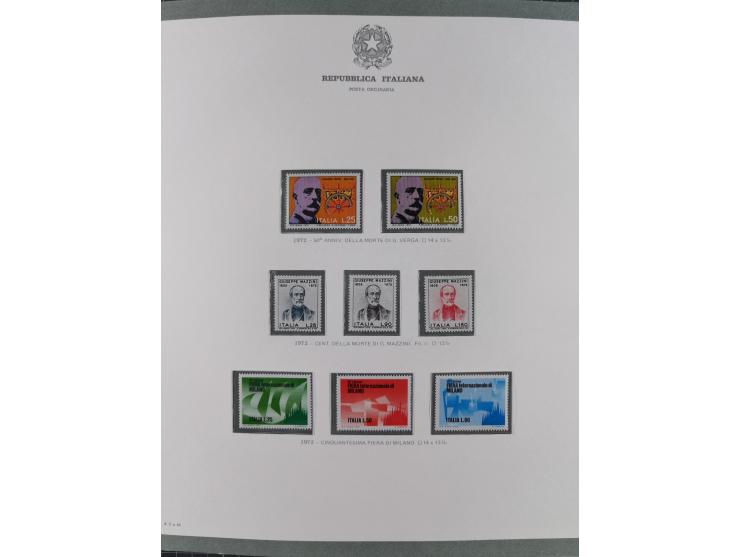 1945/1980, mostly mint never hinged collection with only a few unused, including Airmail and Express stamps, some better sets