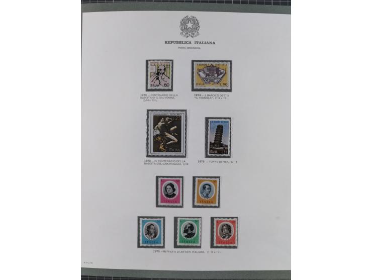 1945/1980, mostly mint never hinged collection with only a few unused, including Airmail and Express stamps, some better sets