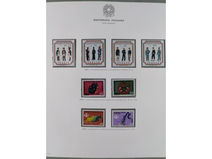 1945/1980, mostly mint never hinged collection with only a few unused, including Airmail and Express stamps, some better sets