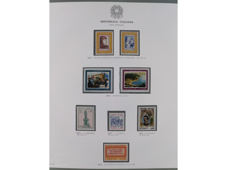 1945/1980, mostly mint never hinged collection with only a few unused, including Airmail and Express stamps, some better sets