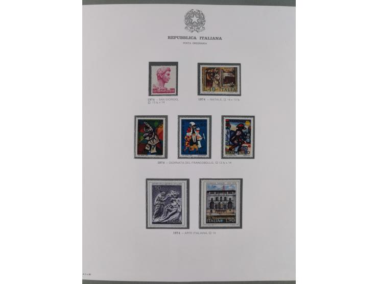 1945/1980, mostly mint never hinged collection with only a few unused, including Airmail and Express stamps, some better sets