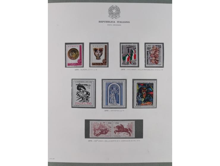 1945/1980, mostly mint never hinged collection with only a few unused, including Airmail and Express stamps, some better sets