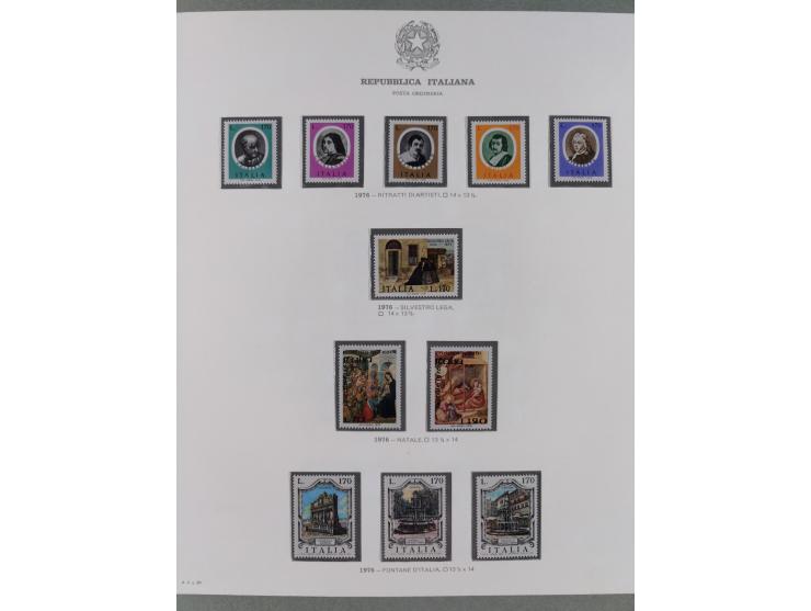 1945/1980, mostly mint never hinged collection with only a few unused, including Airmail and Express stamps, some better sets