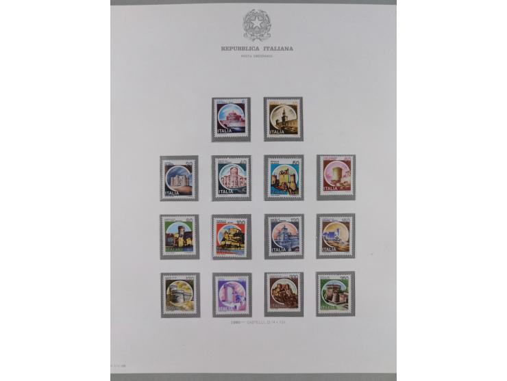 1945/1980, mostly mint never hinged collection with only a few unused, including Airmail and Express stamps, some better sets