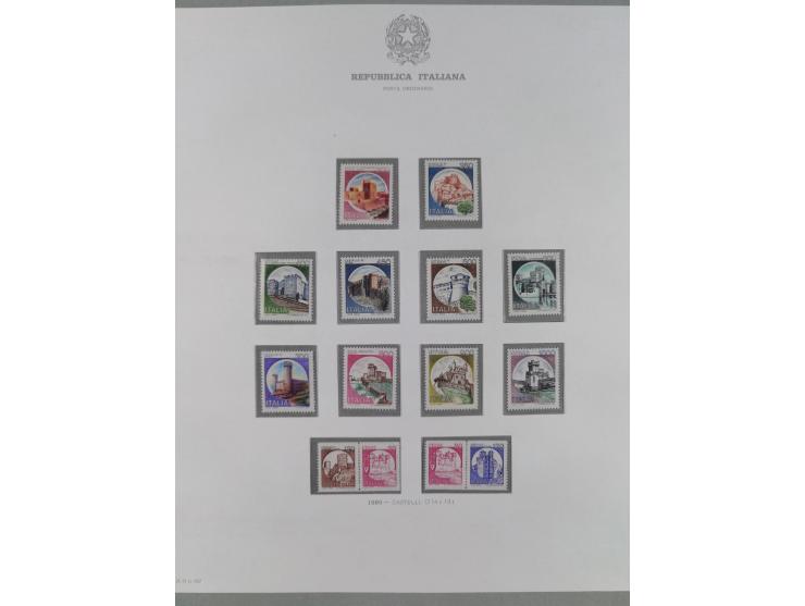 1945/1980, mostly mint never hinged collection with only a few unused, including Airmail and Express stamps, some better sets