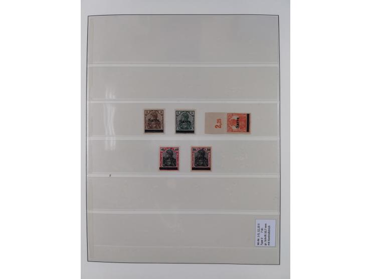 1920/59, in den Hauptnummern stark überkomplette fast ausnahmslos postfrische Sammlung inkl. Dienstmarken, dabei Mi.-Nr. 1-17