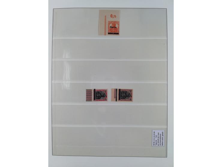 1920/59, in den Hauptnummern stark überkomplette fast ausnahmslos postfrische Sammlung inkl. Dienstmarken, dabei Mi.-Nr. 1-17