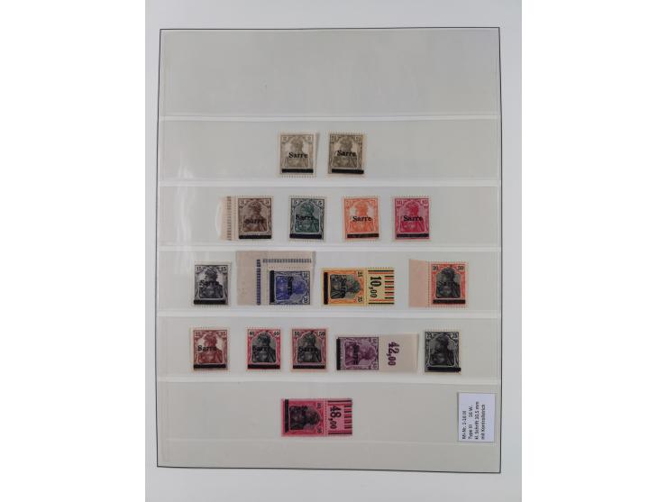 1920/59, in den Hauptnummern stark überkomplette fast ausnahmslos postfrische Sammlung inkl. Dienstmarken, dabei Mi.-Nr. 1-17