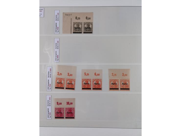 1920/59, in den Hauptnummern stark überkomplette fast ausnahmslos postfrische Sammlung inkl. Dienstmarken, dabei Mi.-Nr. 1-17