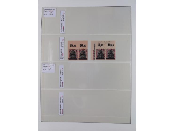1920/59, in den Hauptnummern stark überkomplette fast ausnahmslos postfrische Sammlung inkl. Dienstmarken, dabei Mi.-Nr. 1-17