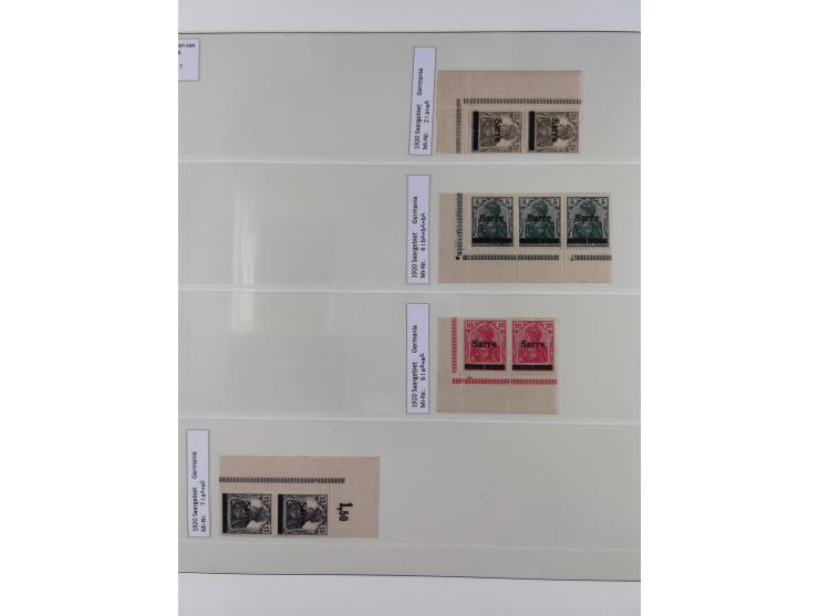 1920/59, in den Hauptnummern stark überkomplette fast ausnahmslos postfrische Sammlung inkl. Dienstmarken, dabei Mi.-Nr. 1-17